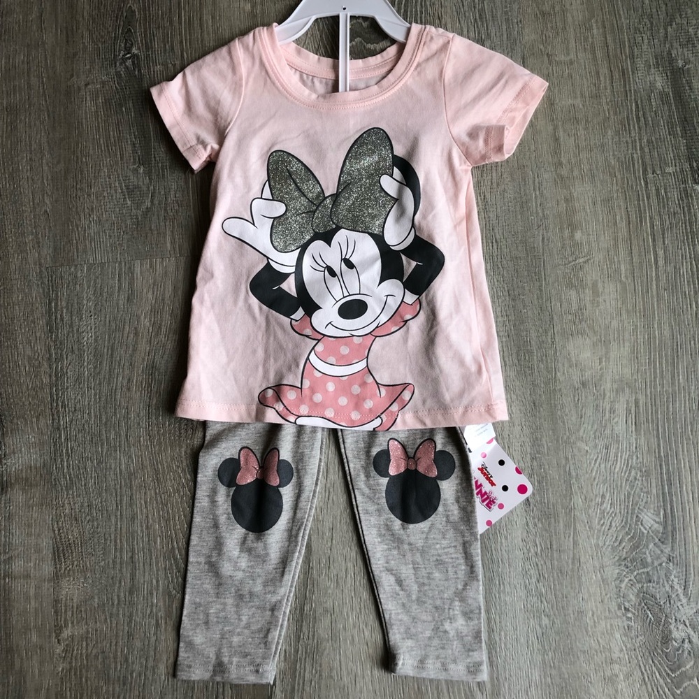 Disney Minnie shirt and pants set